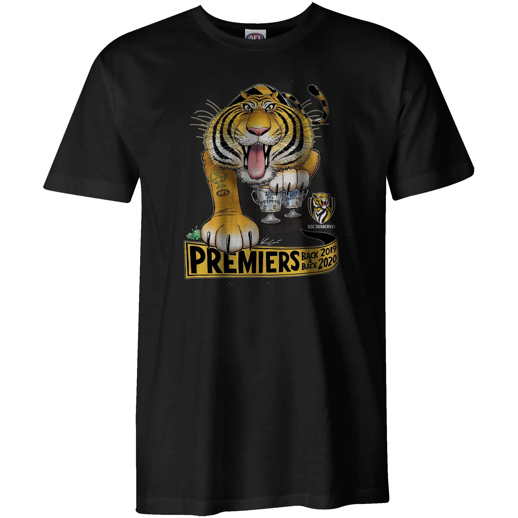 2020 Mark Knight AFL Premiership T-Shirts