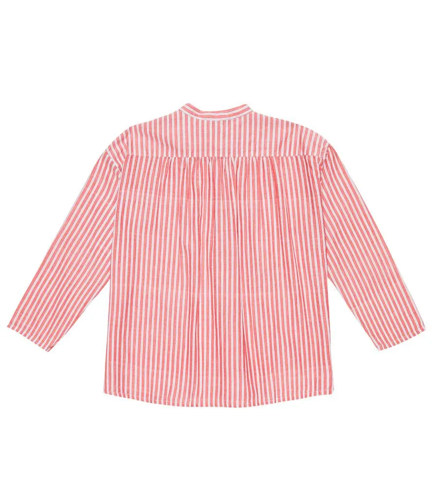 Adonis Caramel cotton shirt, red