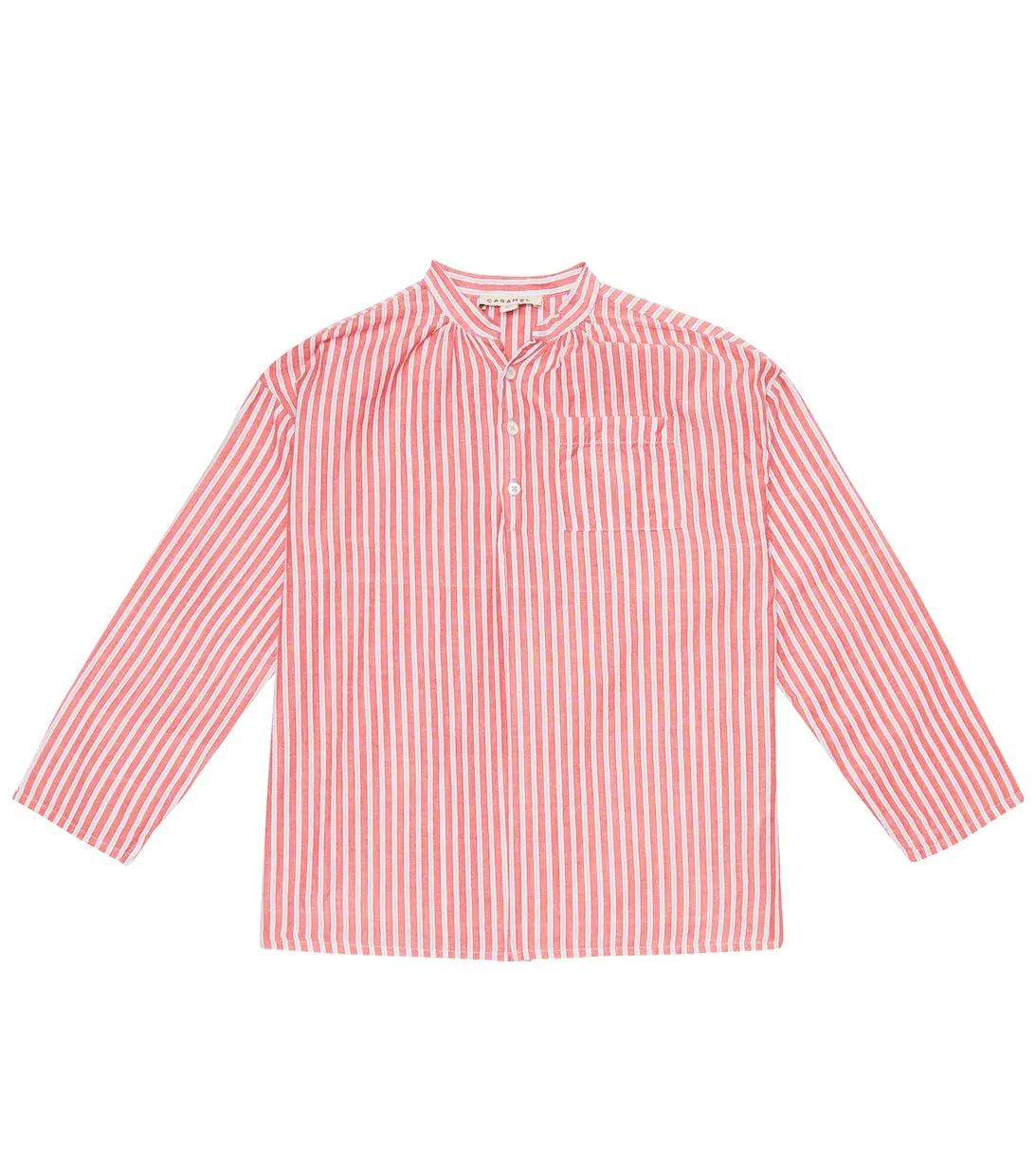 Adonis Caramel cotton shirt, red