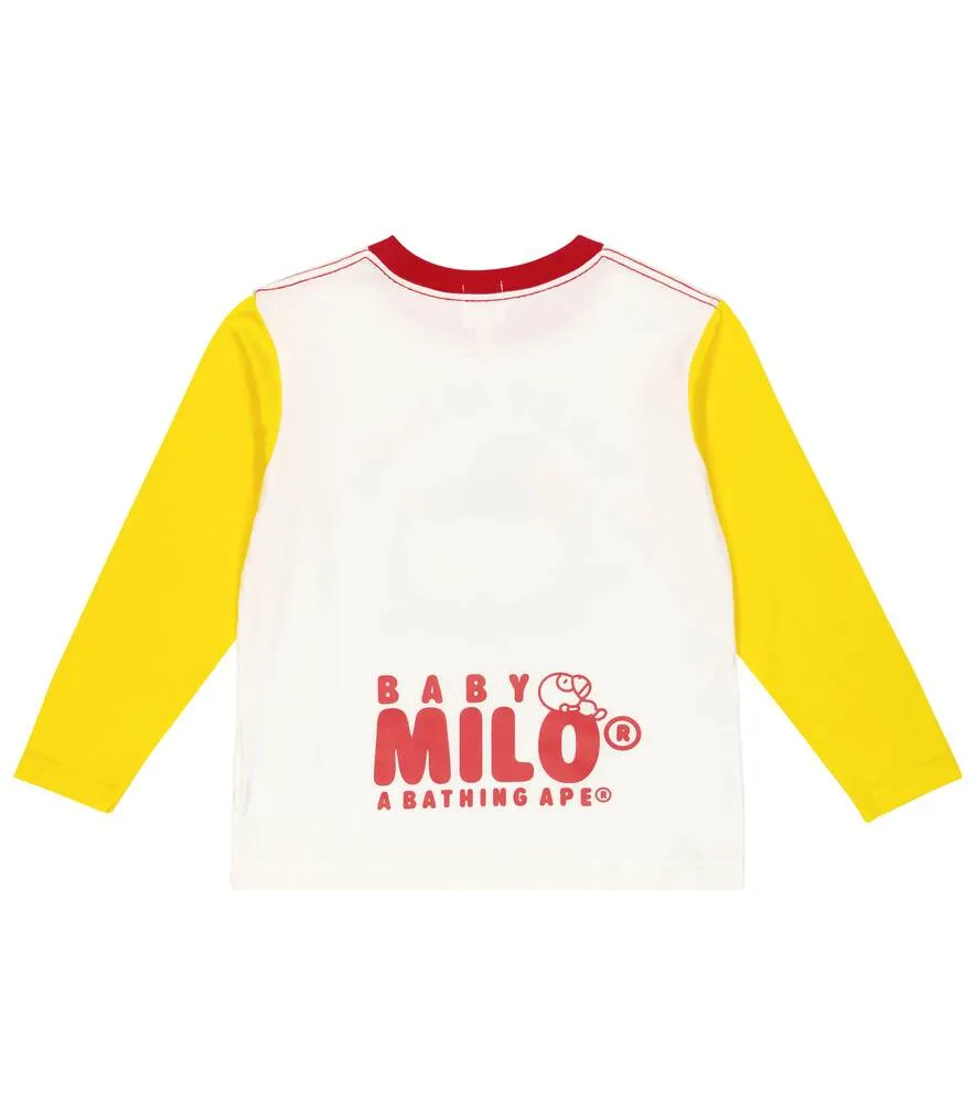 Baby Milo BAPE Cotton Jersey Top, Multicolor