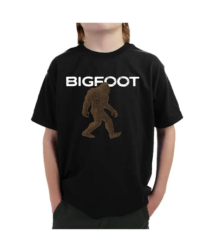 Bigfoot - LA Pop Art Boys Graphic T-Shirt, Black