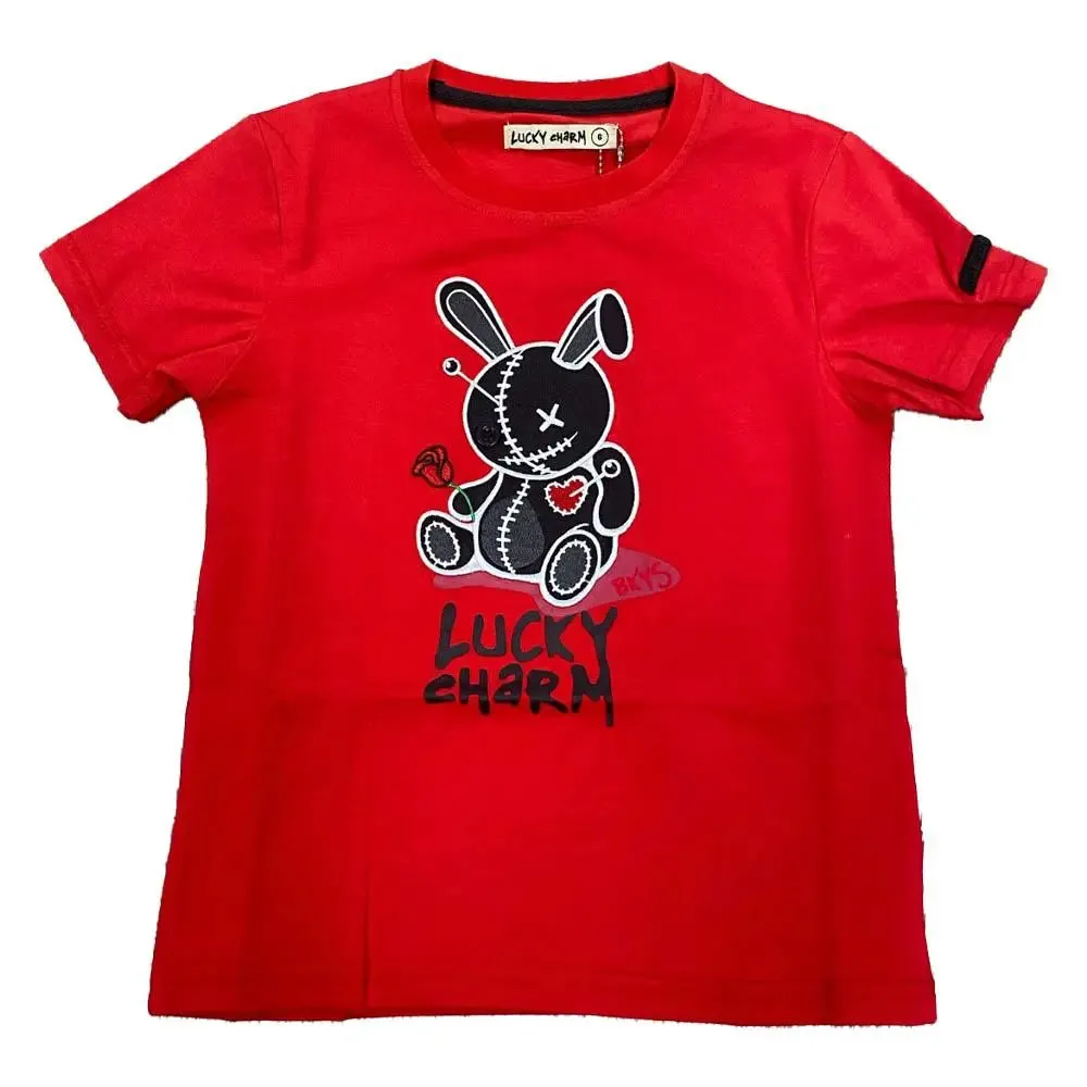 Black Keys Boys Lucky Charm Tee Boys (Red Black)