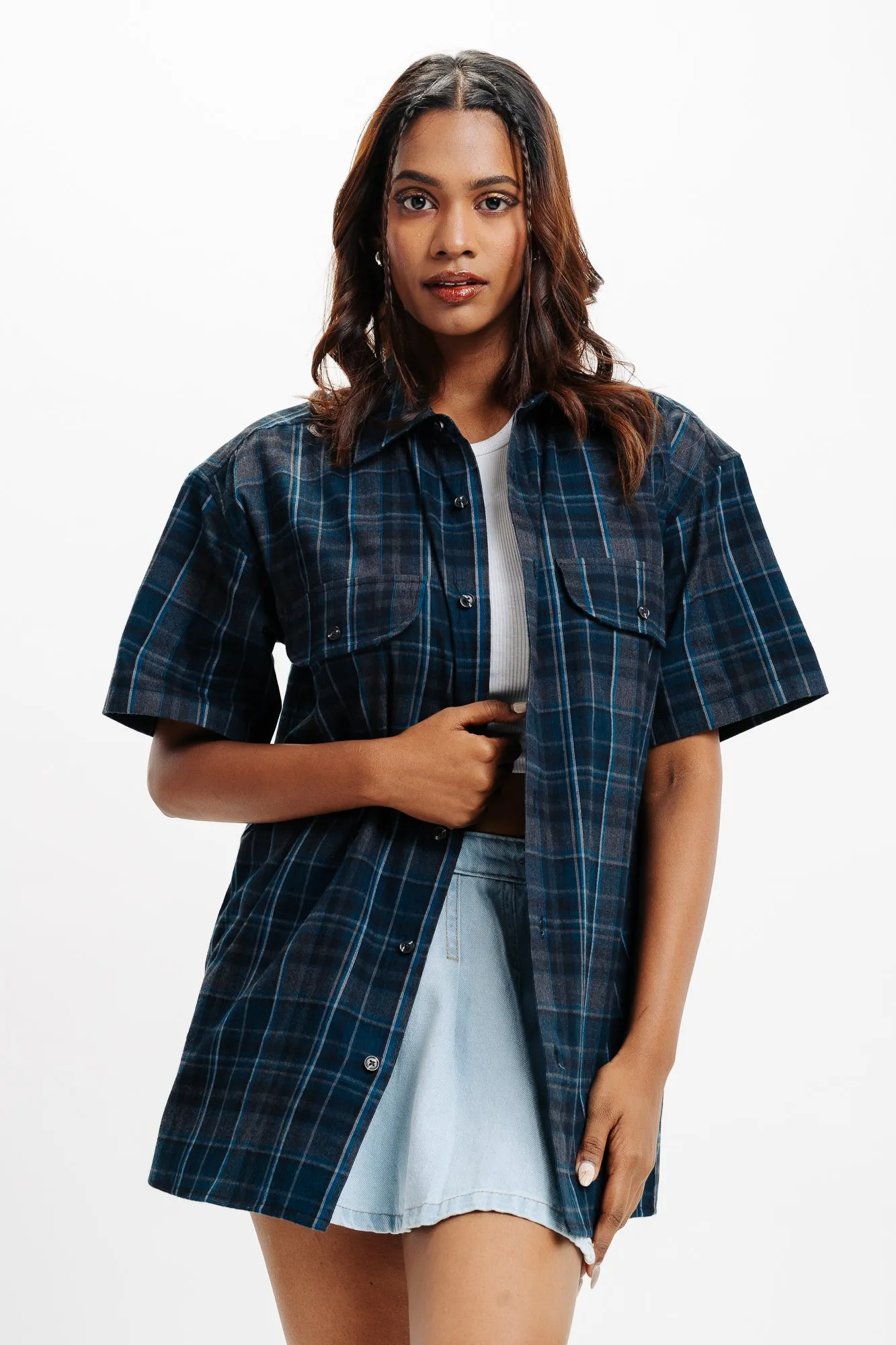 Blue Checkered Shirt