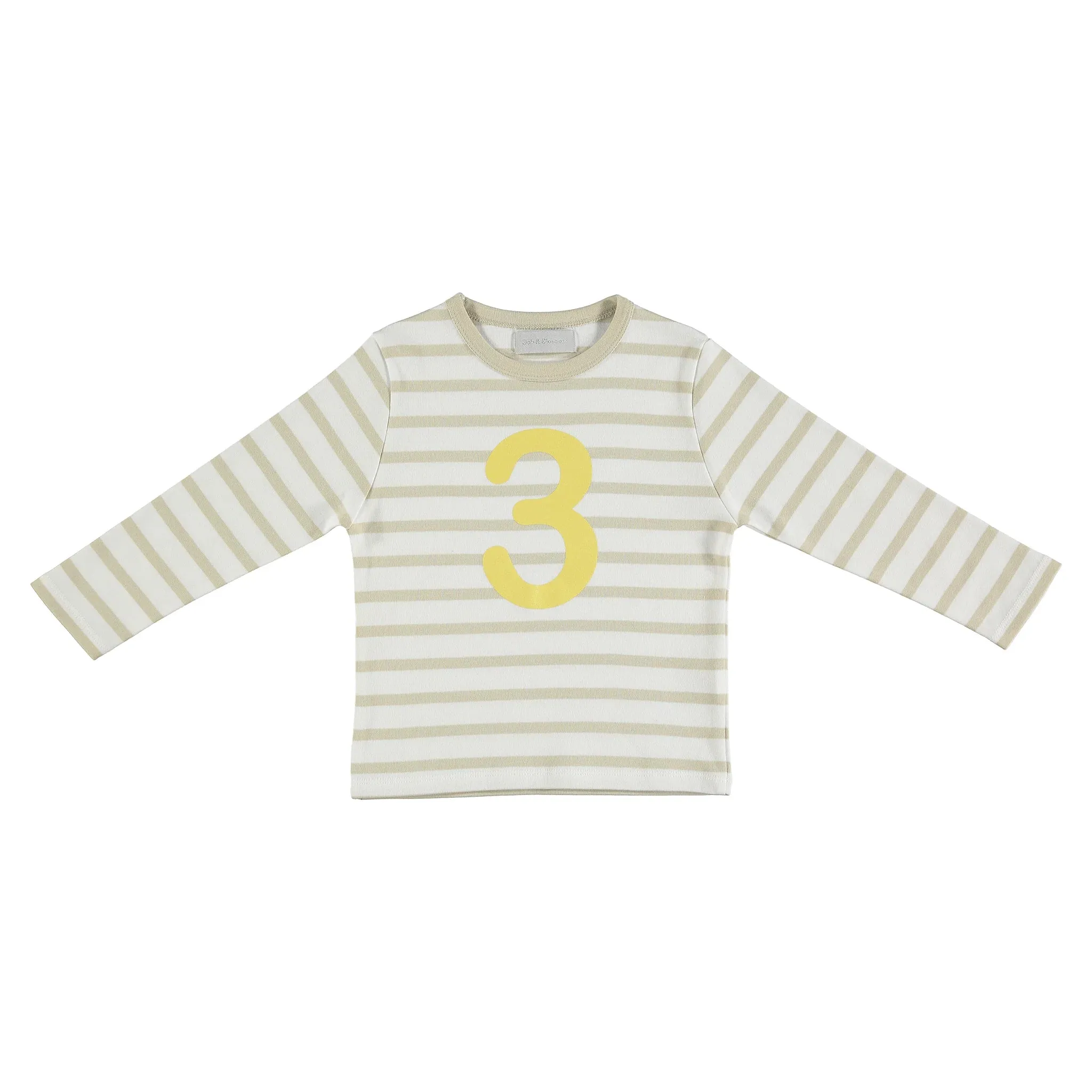 Bob   Blossom: Number Tee - Sand