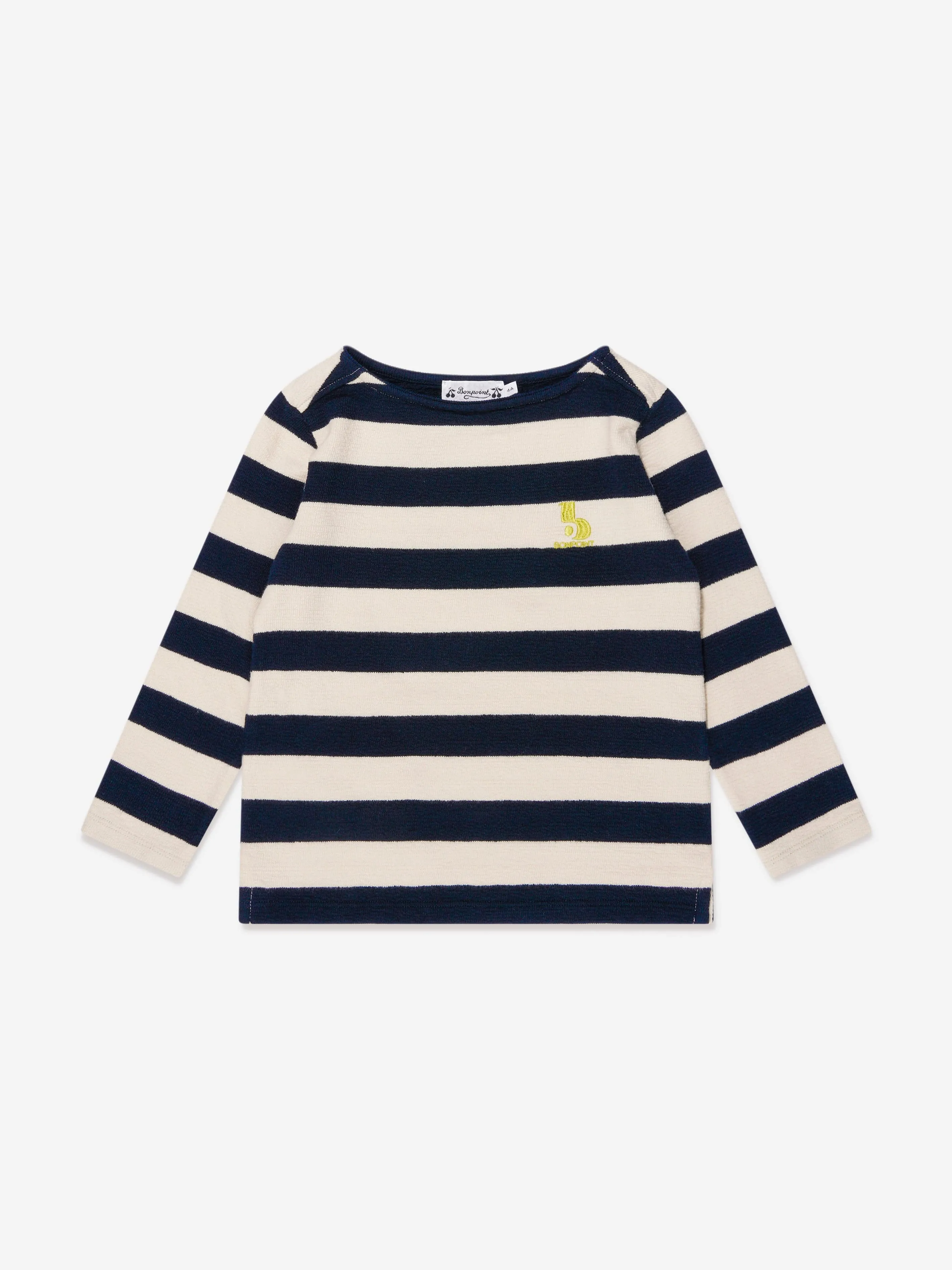 Bonpoint Boys Long Sleeve Striped Baudelaire T-Shirt