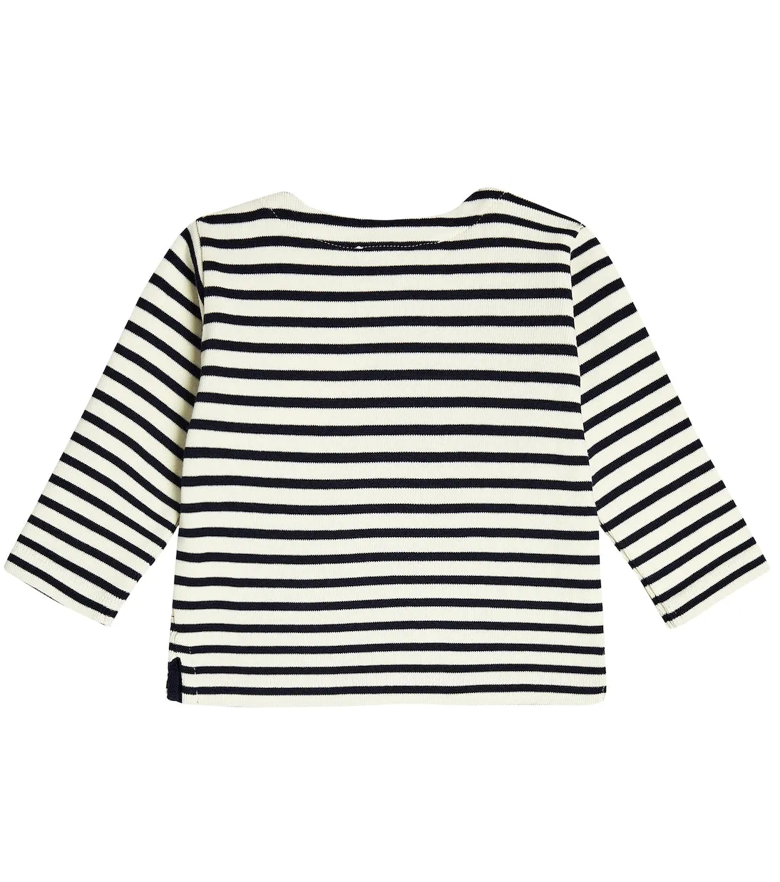 Bonpoint children's cotton striped shirt, blue