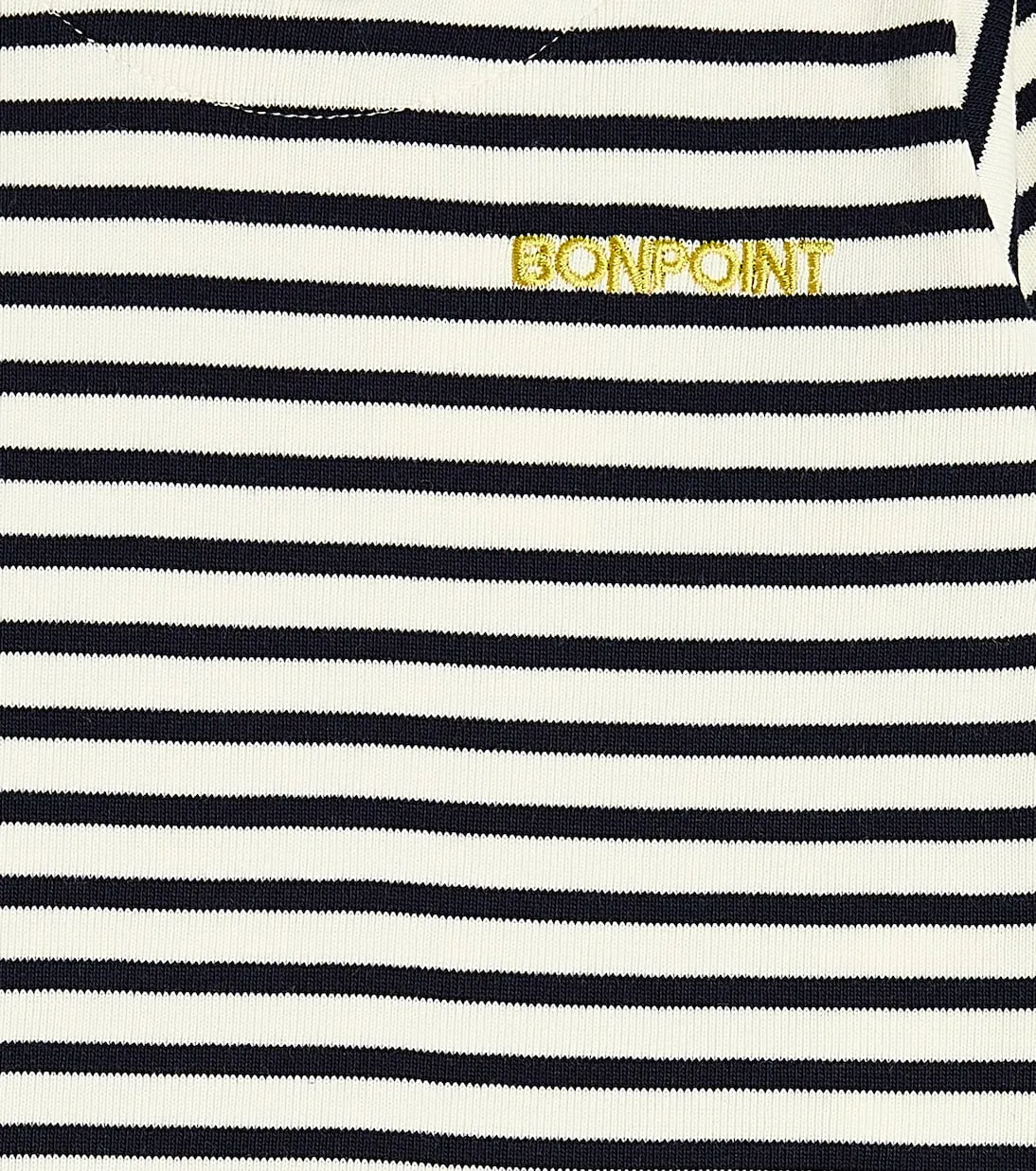 Bonpoint children's cotton striped shirt, blue