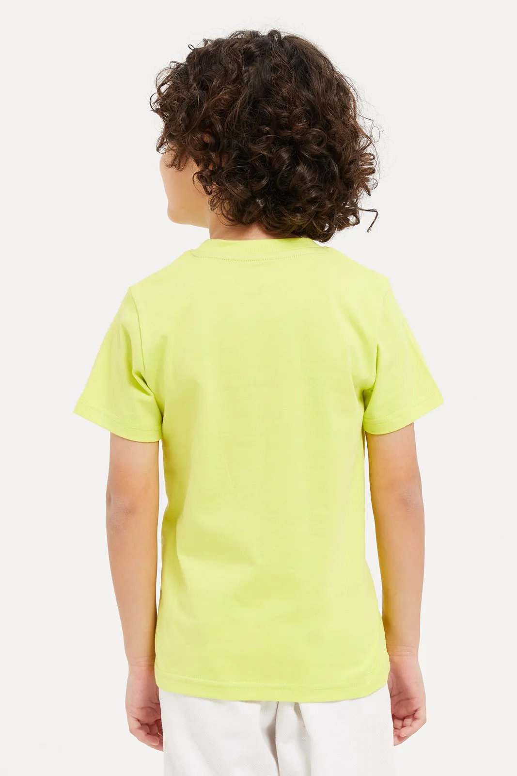 Boys Green Gamer Graphic T-Shirt