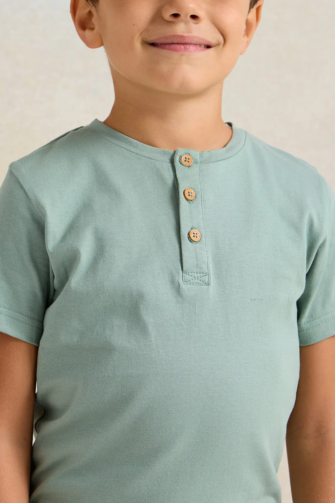 Boys Mint Short sleeve T-shirt