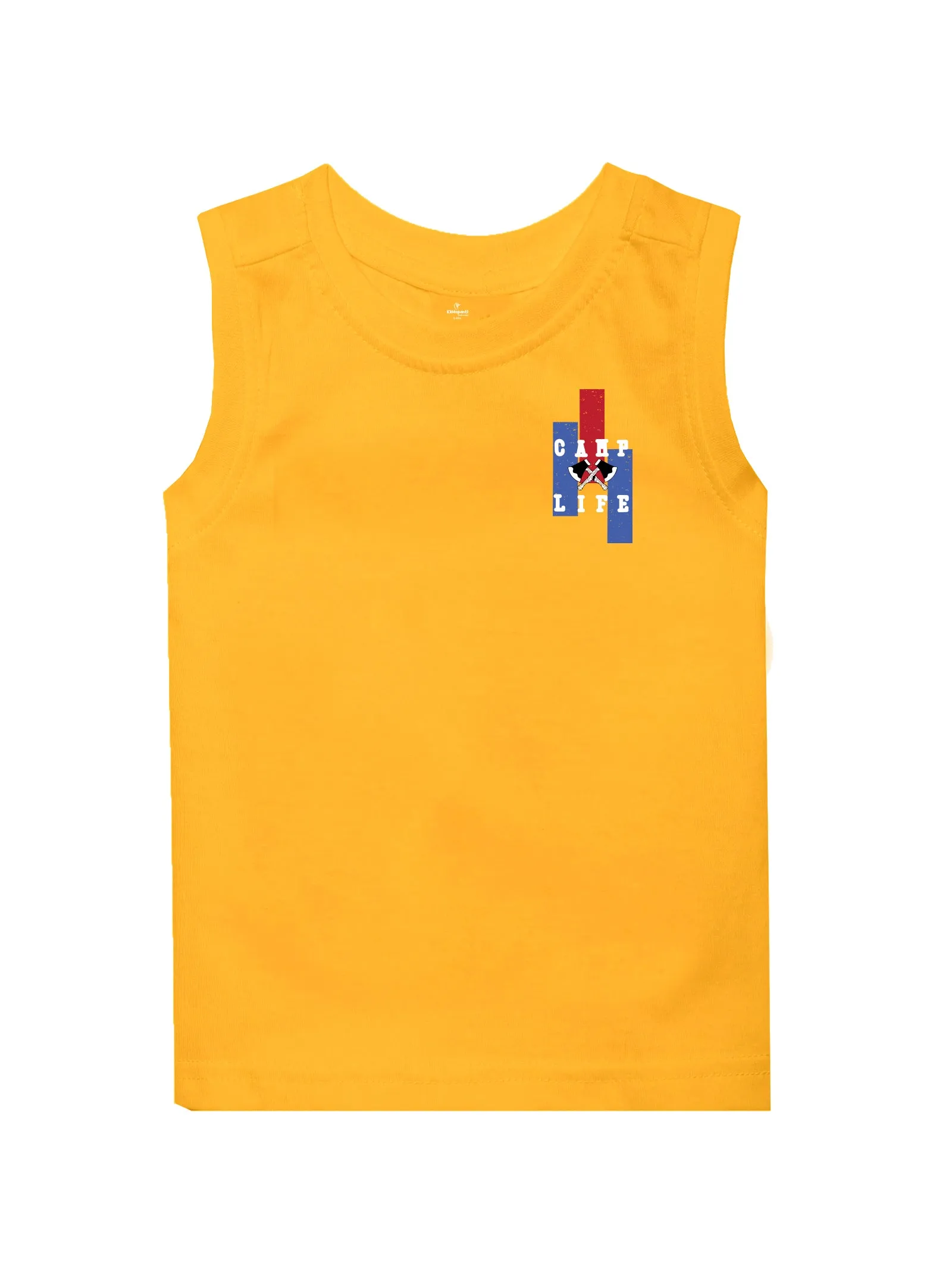 Boys Round Neck Sleeveless Tee Pack of 5