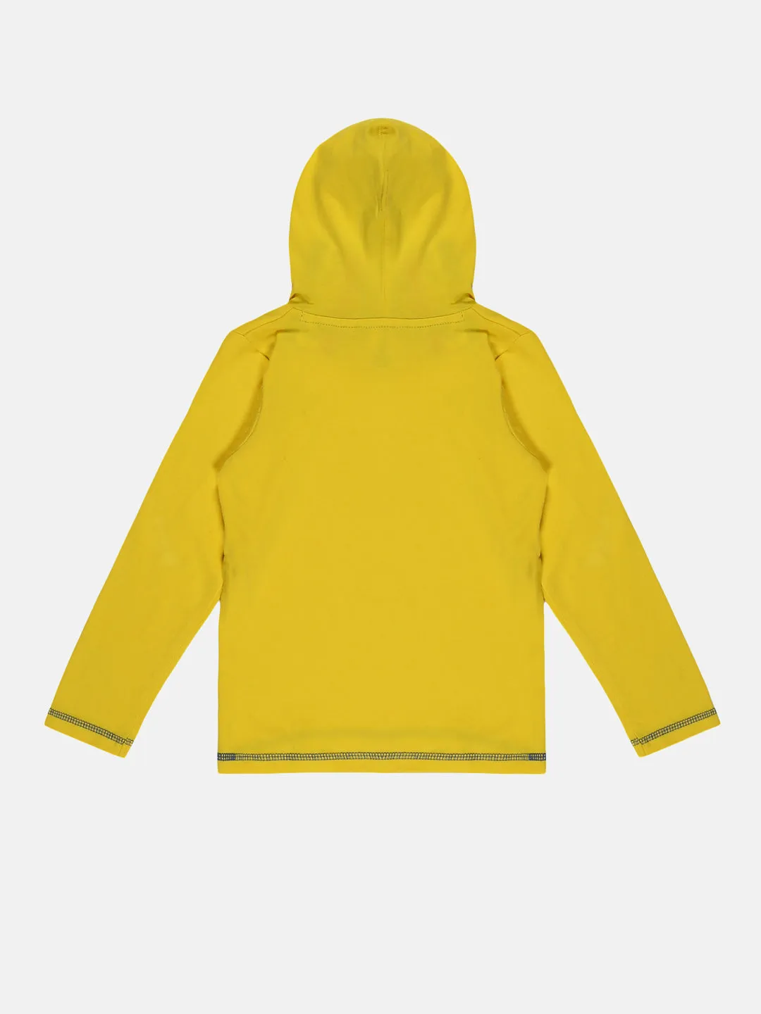 Boy's Solid Full Sleeve Hood Tee