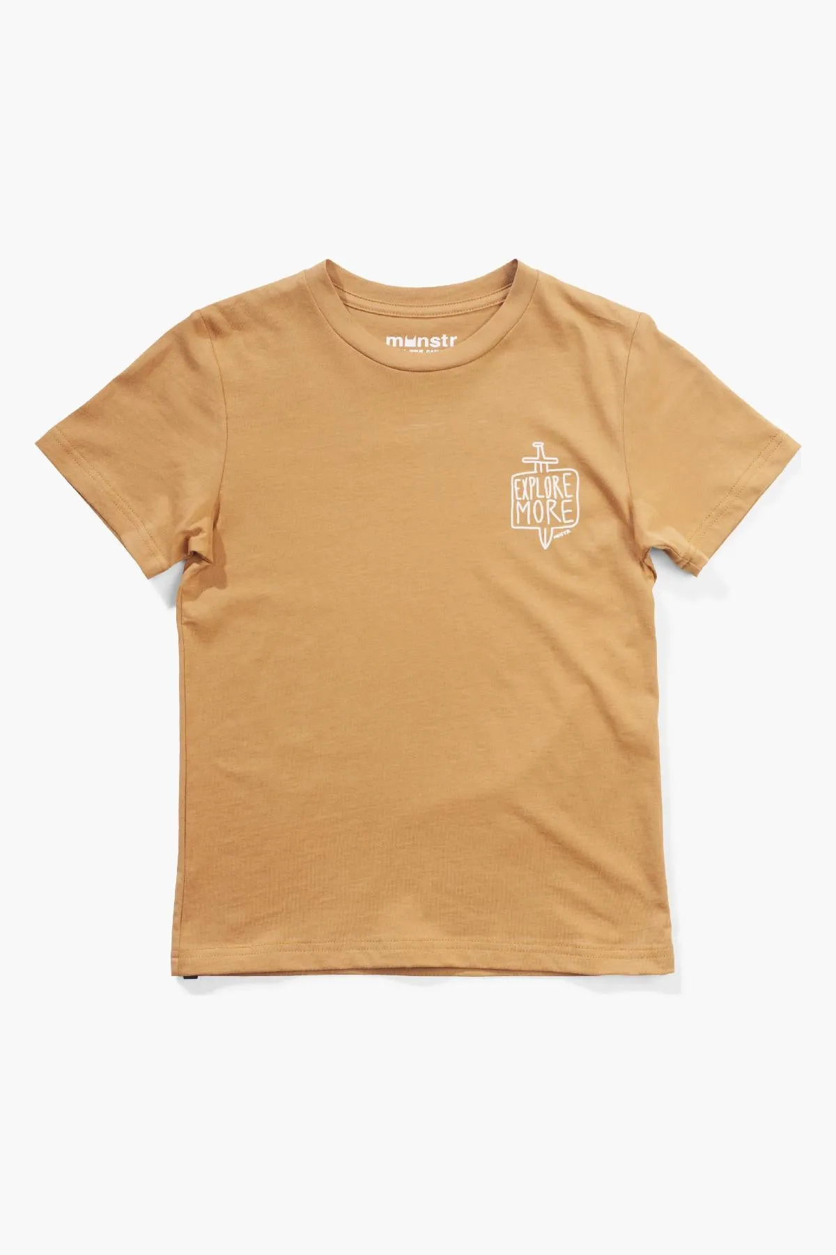 Boys T-Shirt Munster Kids Explore Light Mustard