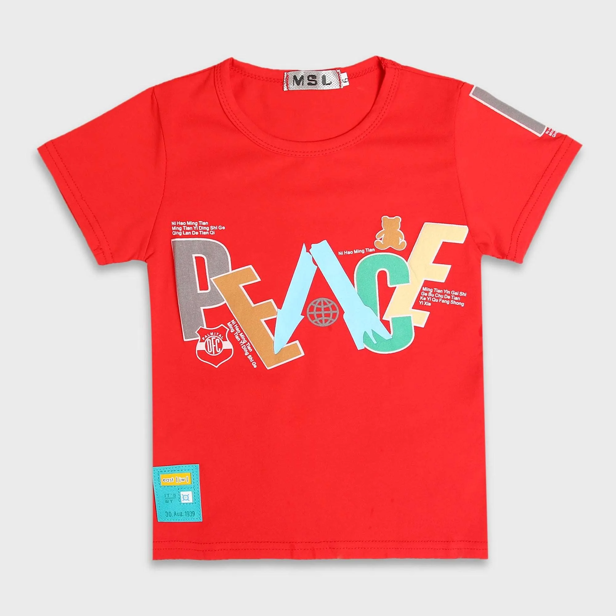 BOYS T-SHIRT PEACE