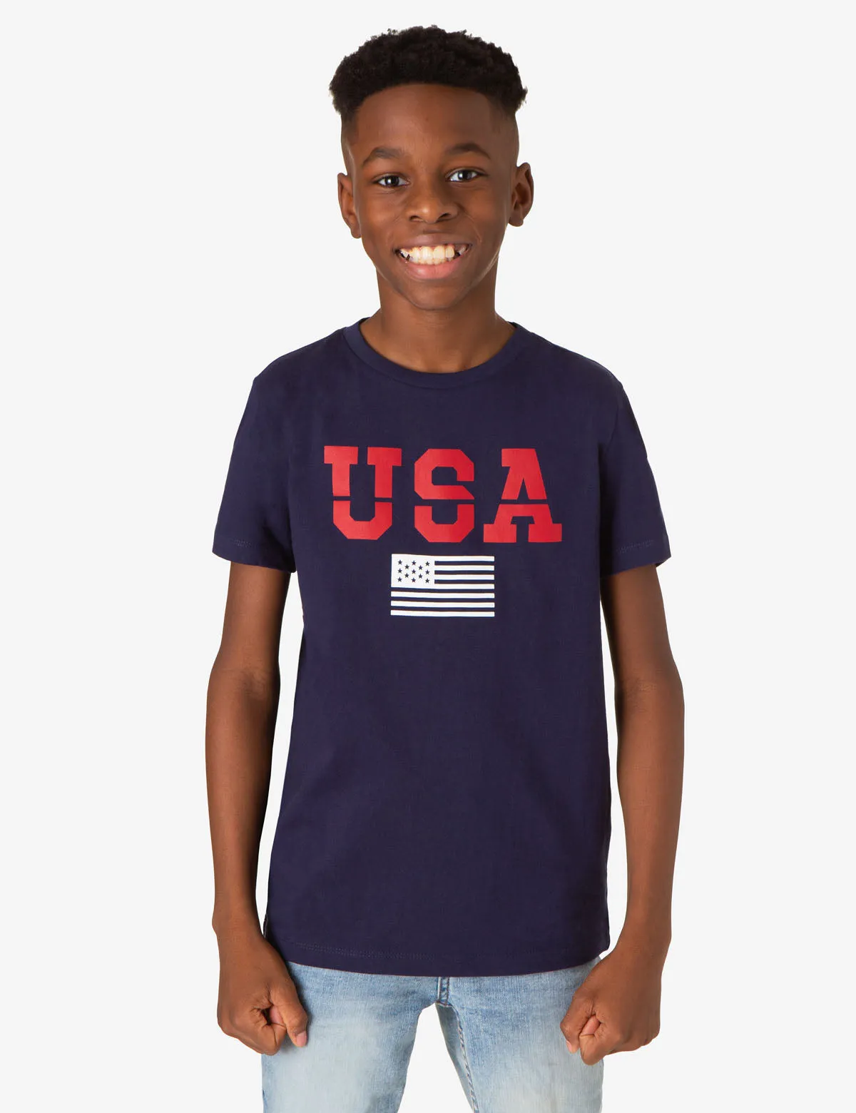 BOYS USA GRAPHIC JERSEY T-SHIRT