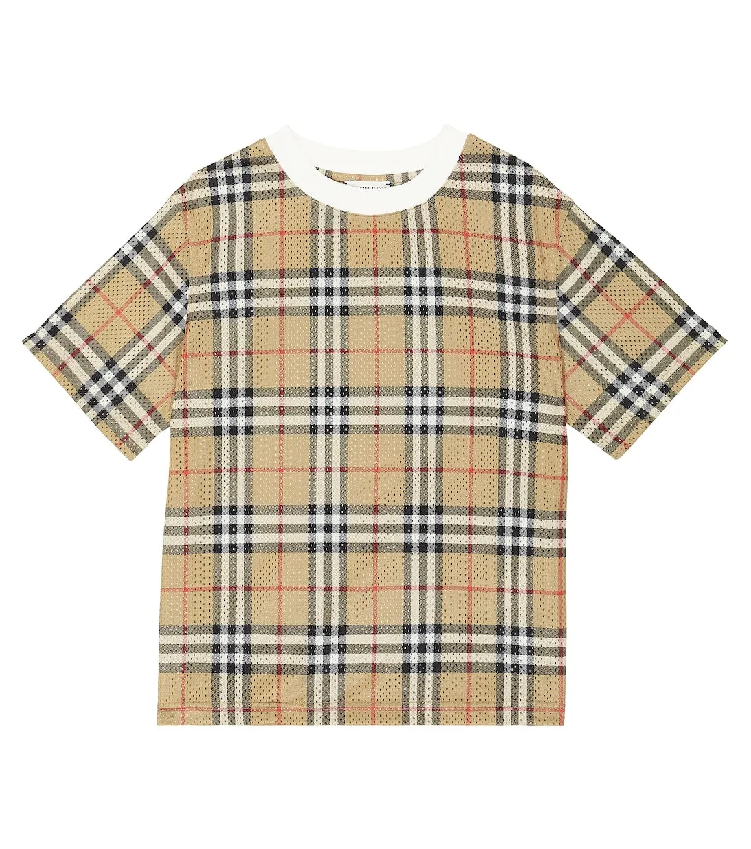 Burberry T-shirt in Burberry check, beige