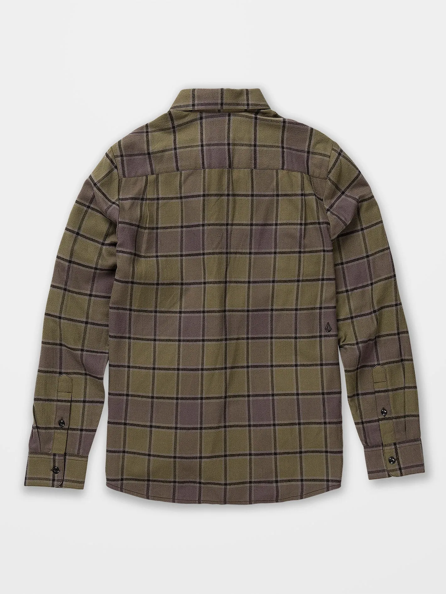 Caden Plaid Shirt - MILITARY - (KIDS)