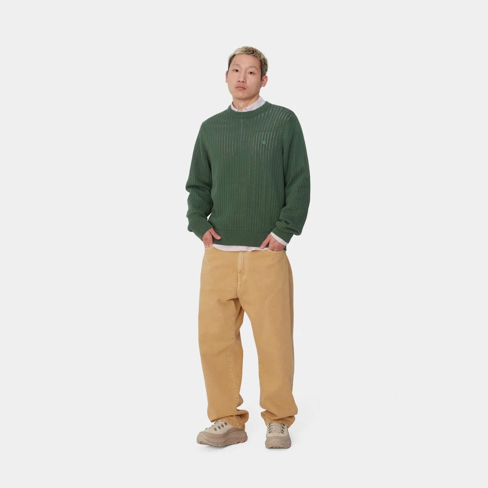 Caleb Sweater | Duck Green