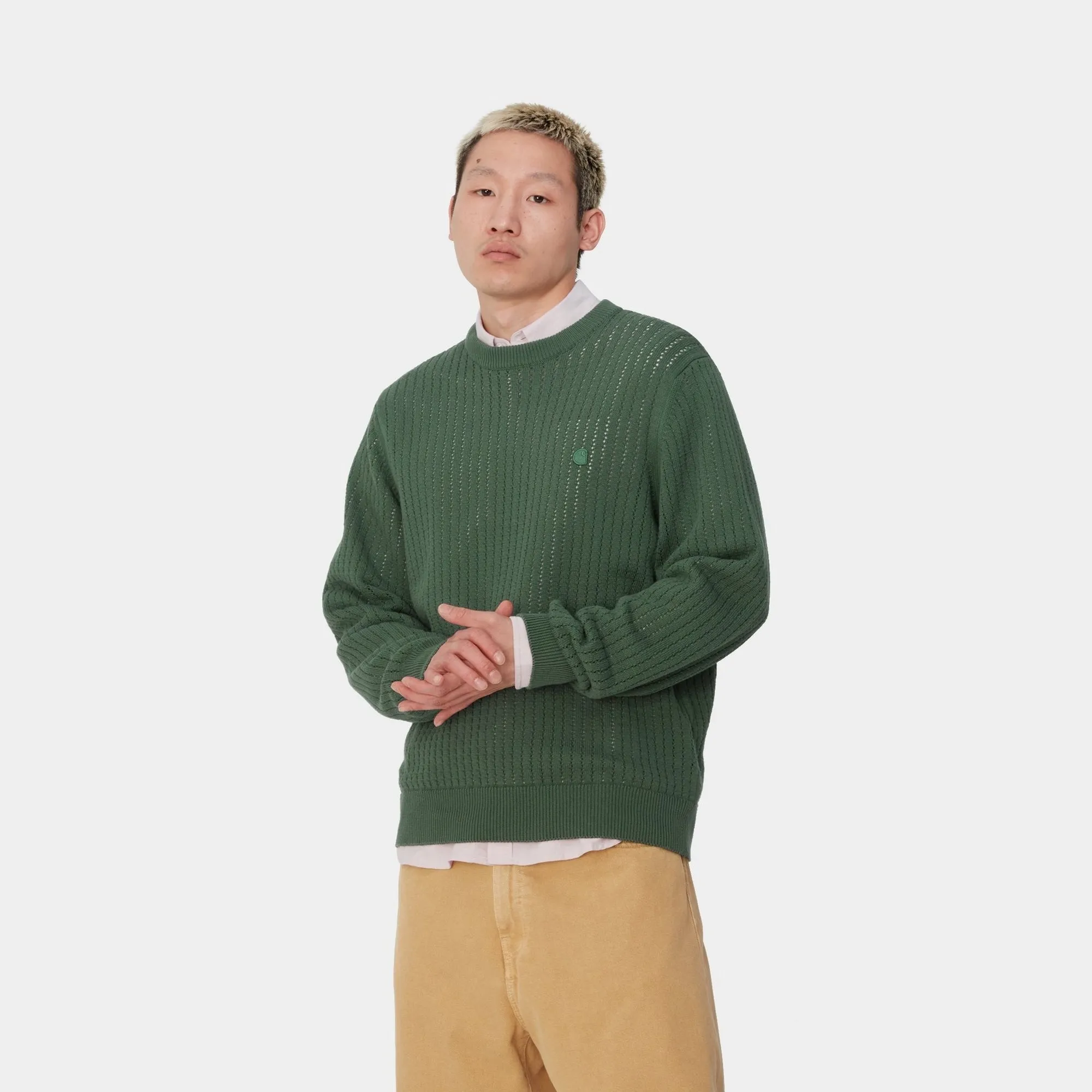 Caleb Sweater | Duck Green