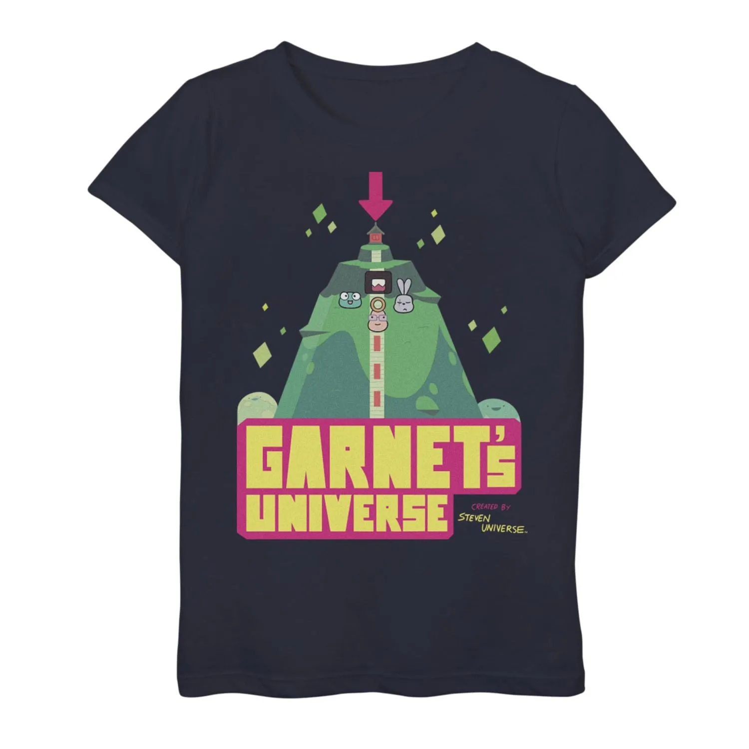 Cartoon Network Graphic T-Shirt for Girls 7-16 Years Steven Universe Garnet's Universe Cartoon Network