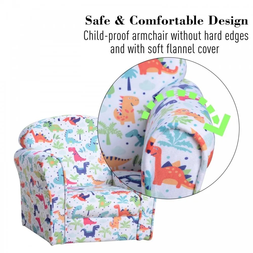 Children's Armchair Kids Mini Sofa, 50Lx39Wx44Hcm-Multi-colour