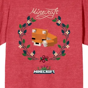 Children's Minecraft Sleeping Fox Licensed Character T-shirt