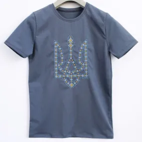 Children's Navy Tryzub T-shirt