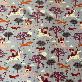 Cotton Jersey - Stof - Fairy Tale - £12.50 Per Metre - Sold By Half Metre