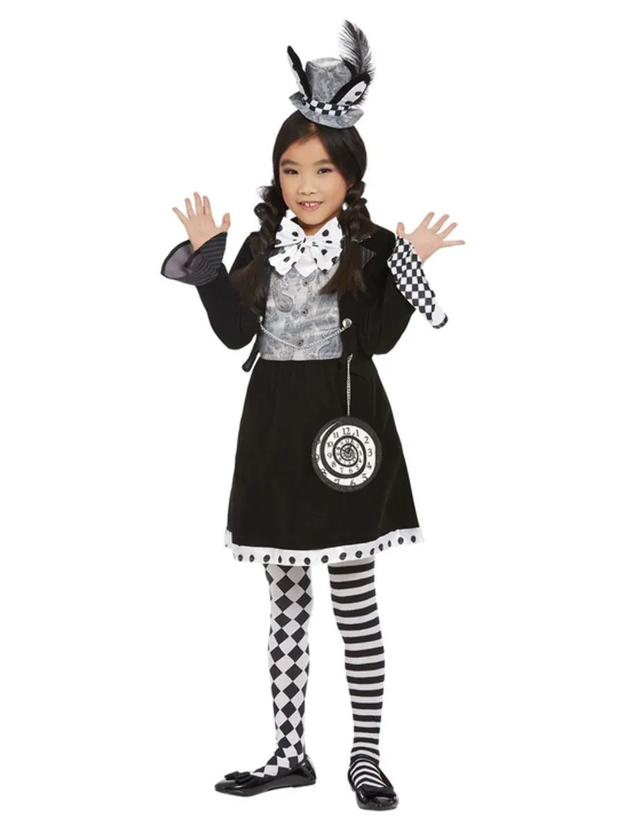 Dark Mad Hatter Costume Girl