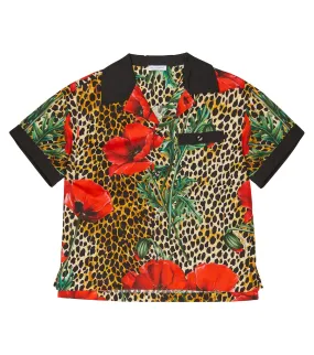 Dolce&Gabbana printed cotton shirt, multicolored