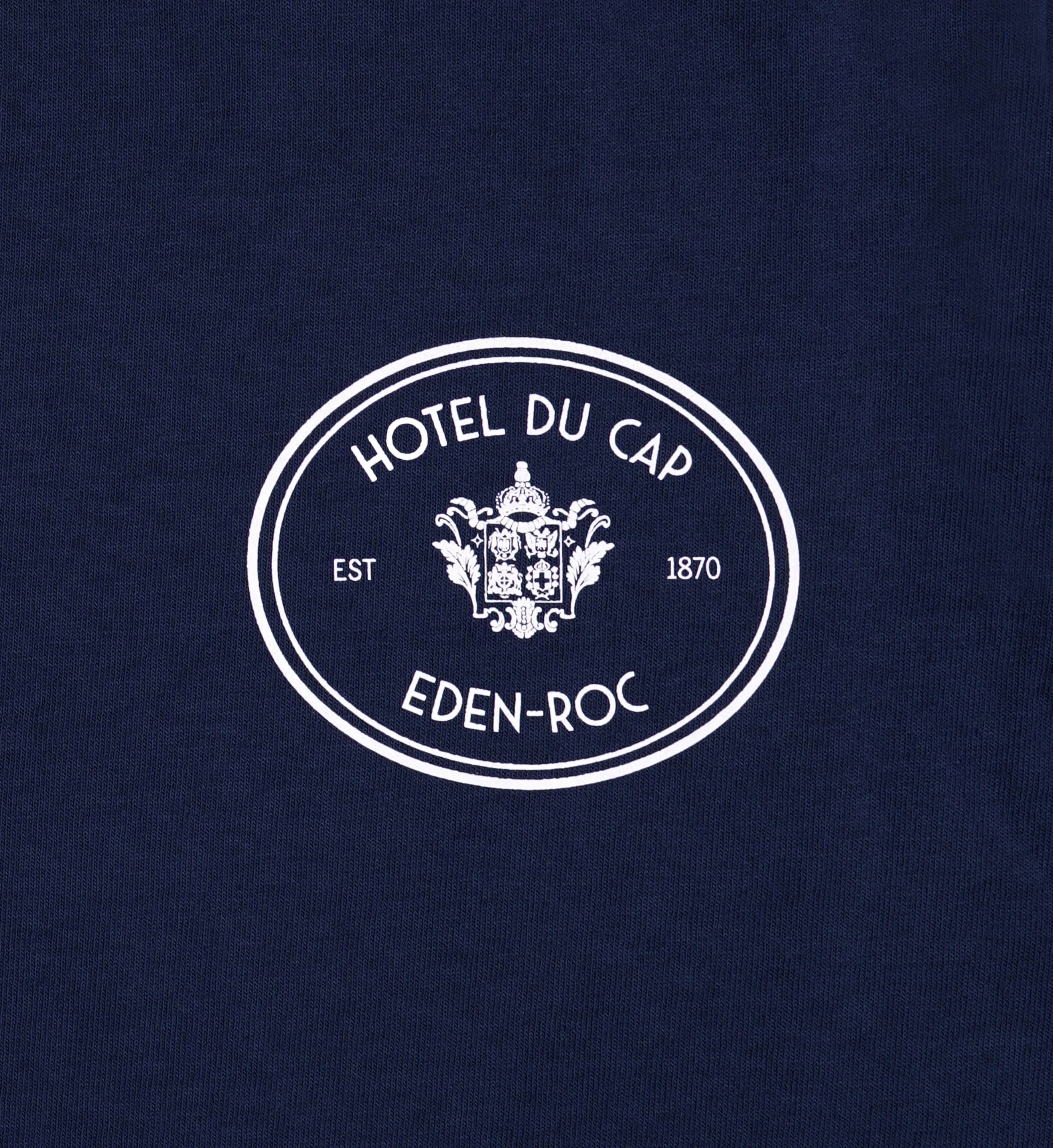 Eden Crest Crewneck - Navy/White