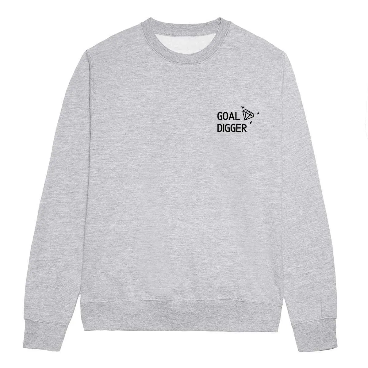 Embroidered Goal Digger Feminist Sweatshirt