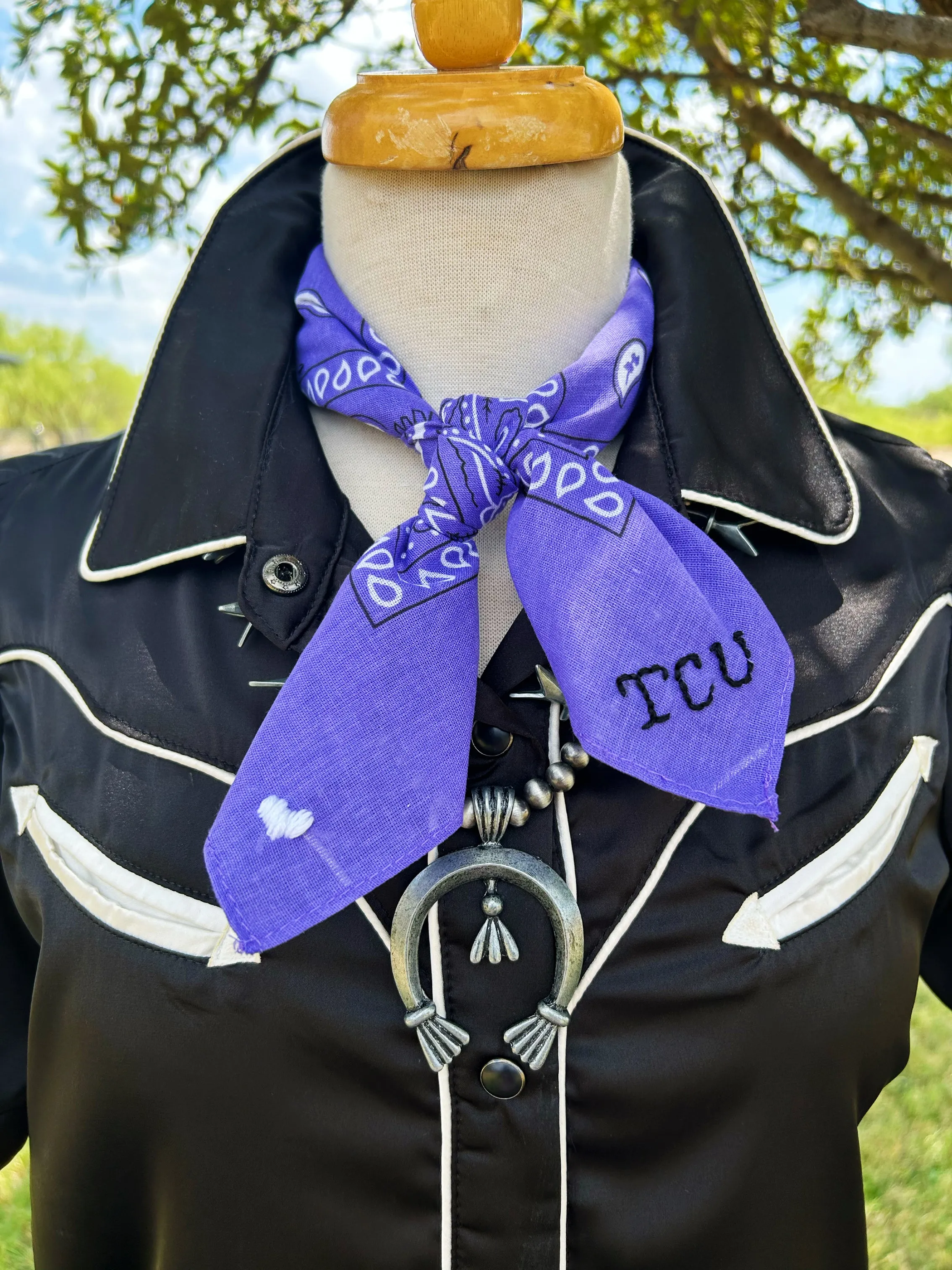 Embroidered TCU bandana