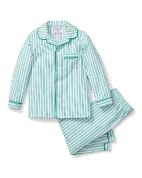 Emerald Ticking Pajama Set