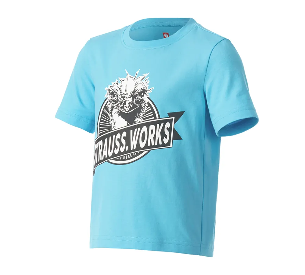 e.s. T-shirt strauss works, children's