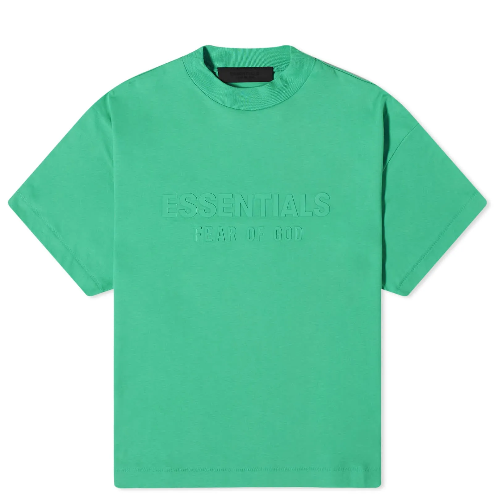 Fear Of God Essentials Spring Kids Crew Neck Tee, Mint Leaf