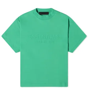 Fear Of God Essentials Spring Kids Crew Neck Tee, Mint Leaf