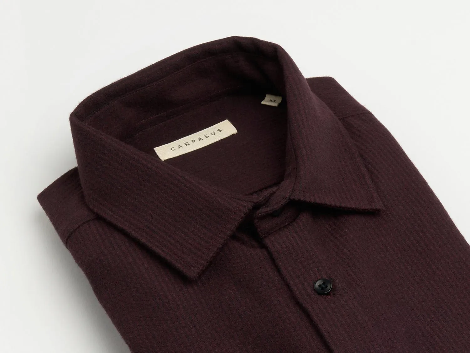 Flannel Shirt Alcea Bordeaux