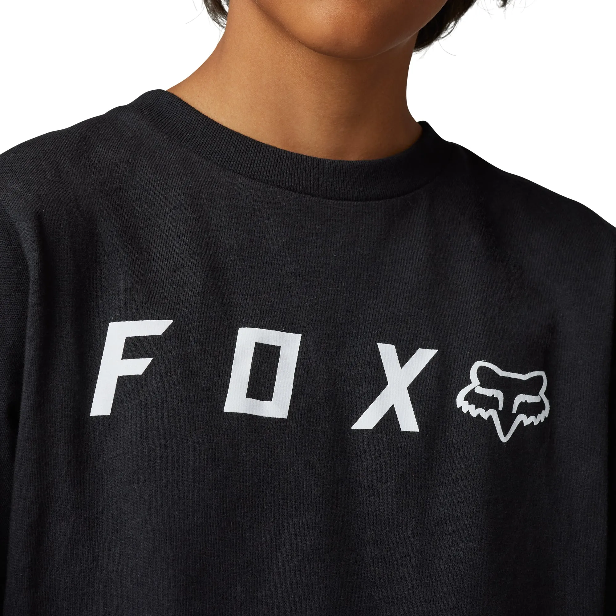 Fox Racing  Youth Absolute Short Sleeve Tee T-Shirt Lightweight Cotton Black