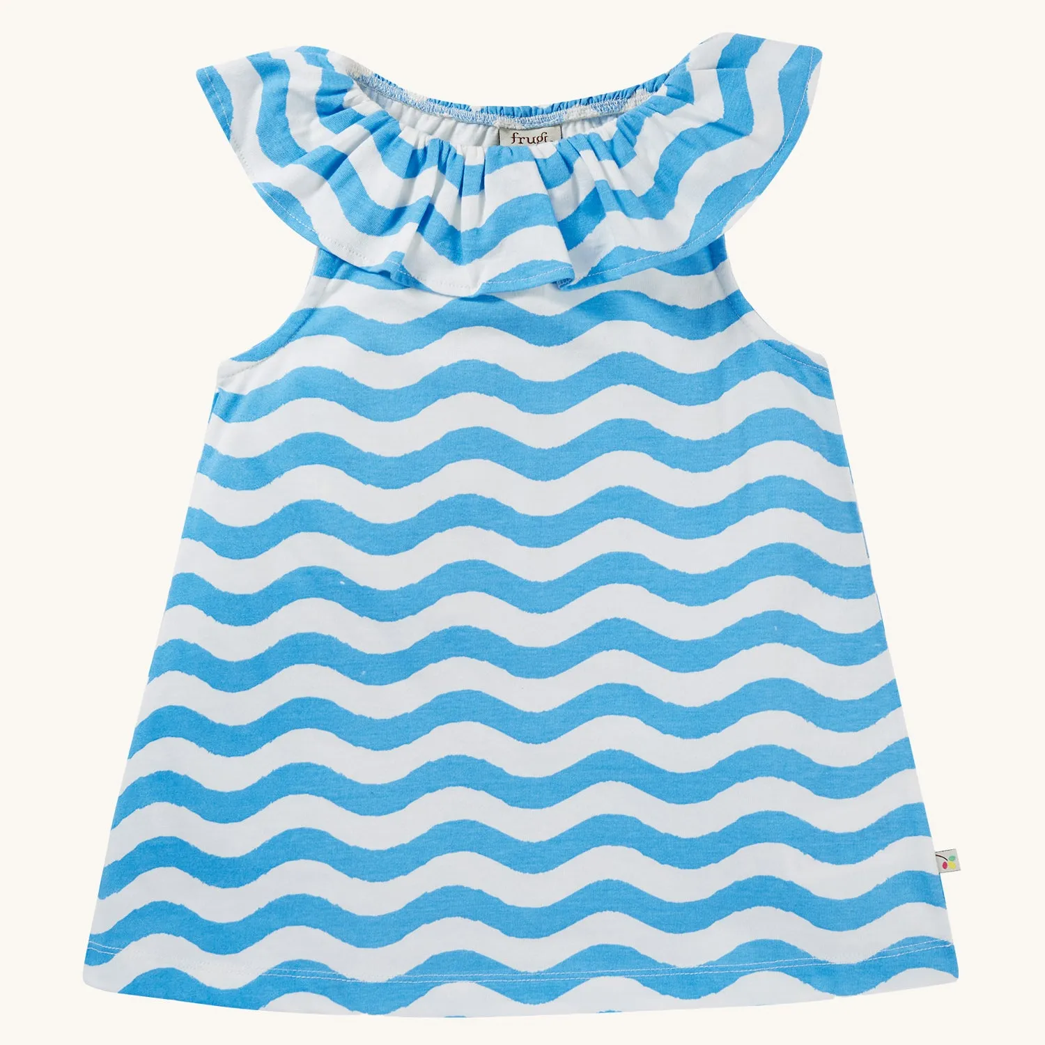 Frugi Melody Top - Wave Stripe