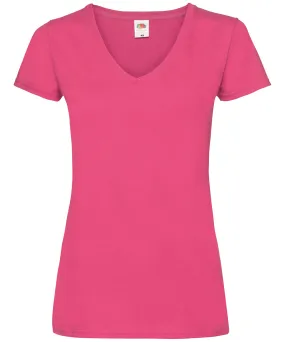 Fuchsia - Women's valueweight v-neck T