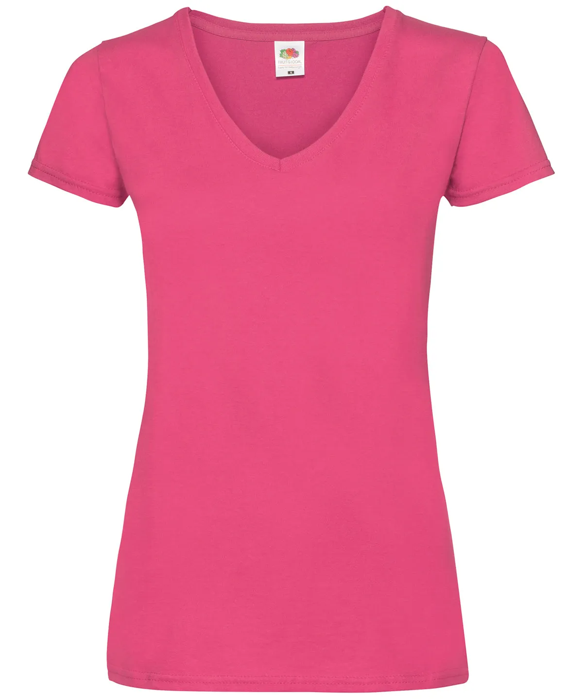 Fuchsia - Women's valueweight v-neck T