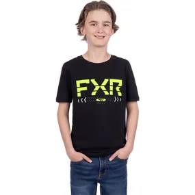 FXR Helium Premium T-Shirt Black/HiVis