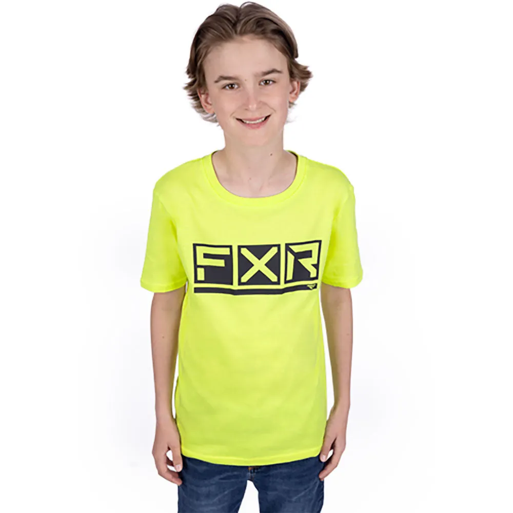 FXR Podium Premium T-Shirt HiVis/Asphalt Yellow