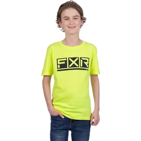 FXR Podium Premium T-Shirt HiVis/Asphalt Yellow