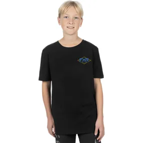 FXR Trophy Premium T-Shirt Black/Blue