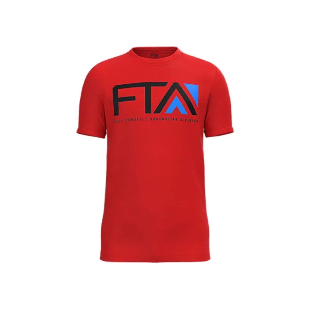 FXR Youth Full Throttle Premium T-Shirt Tetra Red