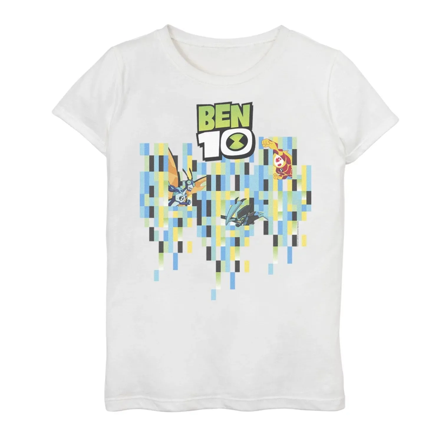 Girls 7-16 Alien T-Shirt with 10px Ben Cartoon Network