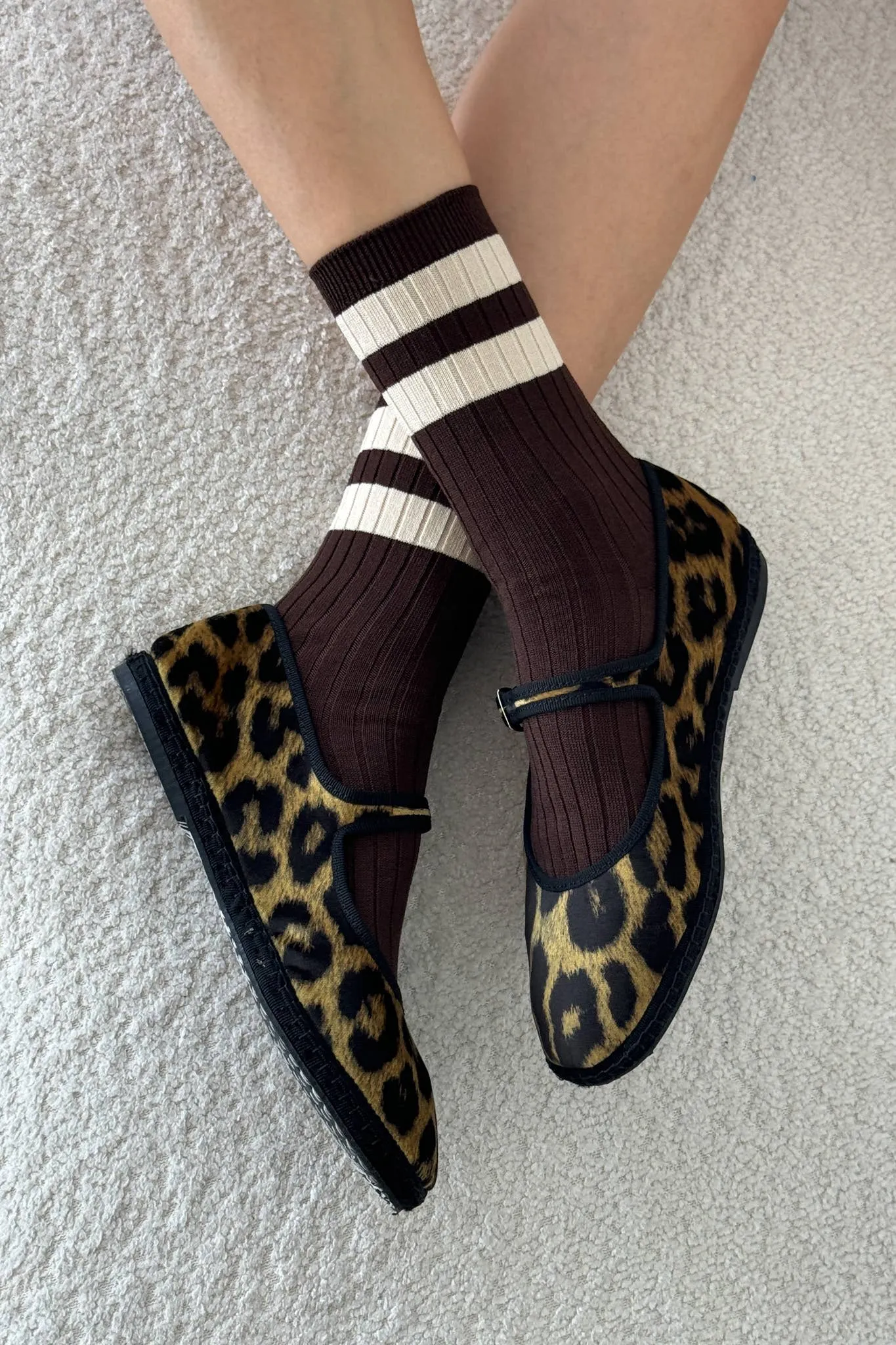 Her Socks (Varsity Black)