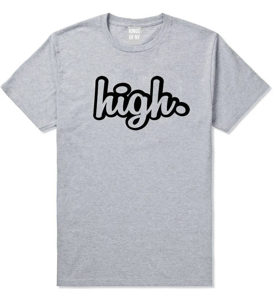 High Outline Weed Boys Kids T-Shirt