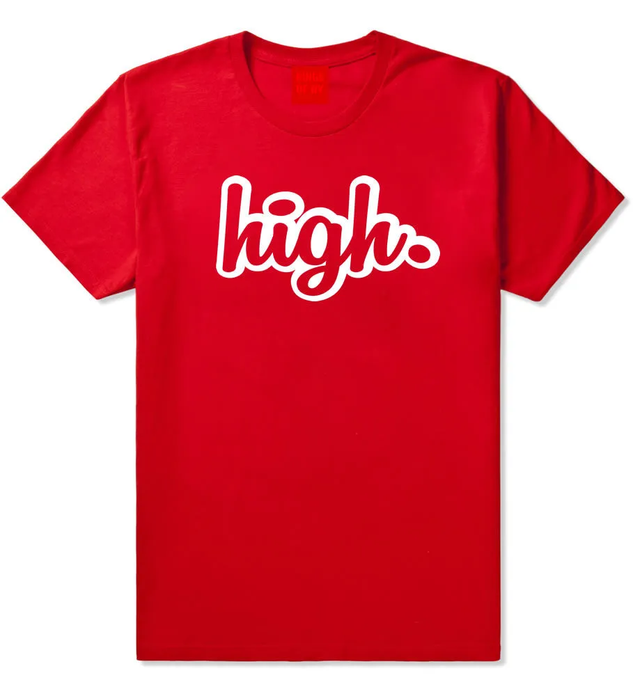 High Outline Weed Boys Kids T-Shirt